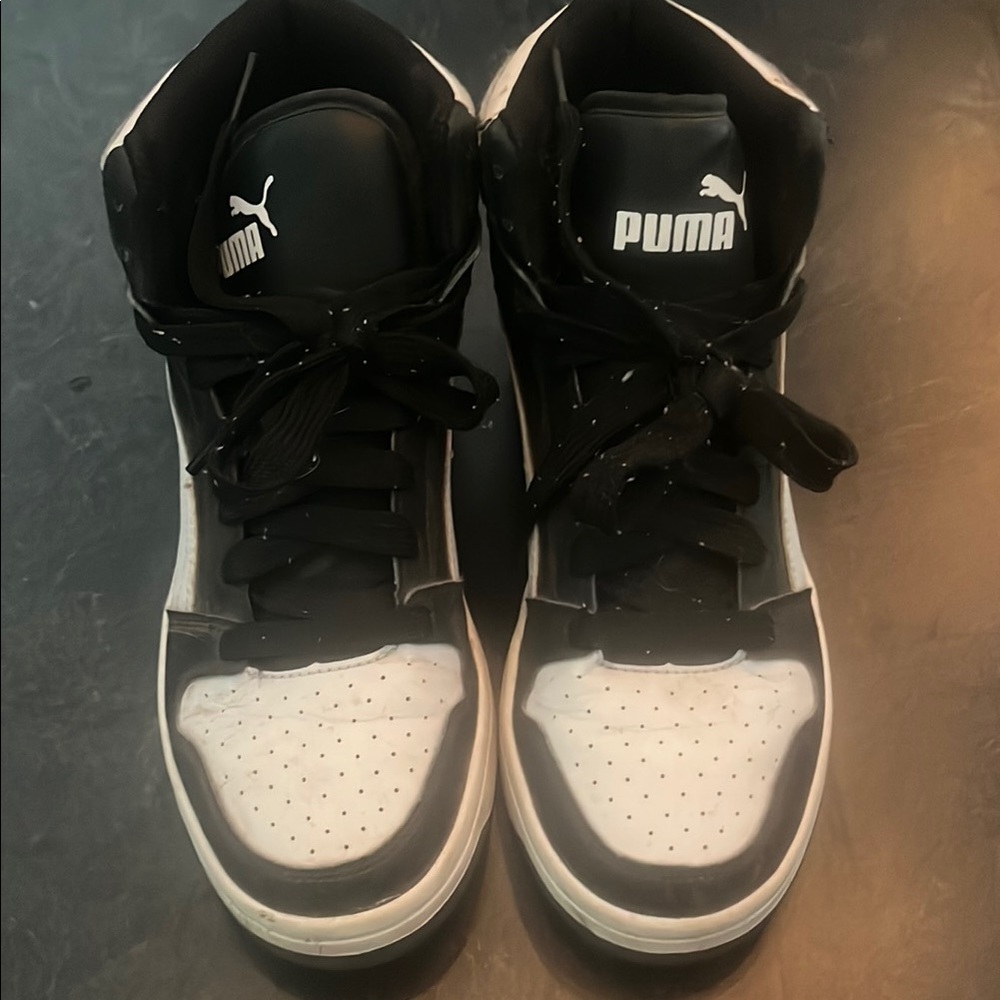 Puma Monochrome High-Top Sneakers